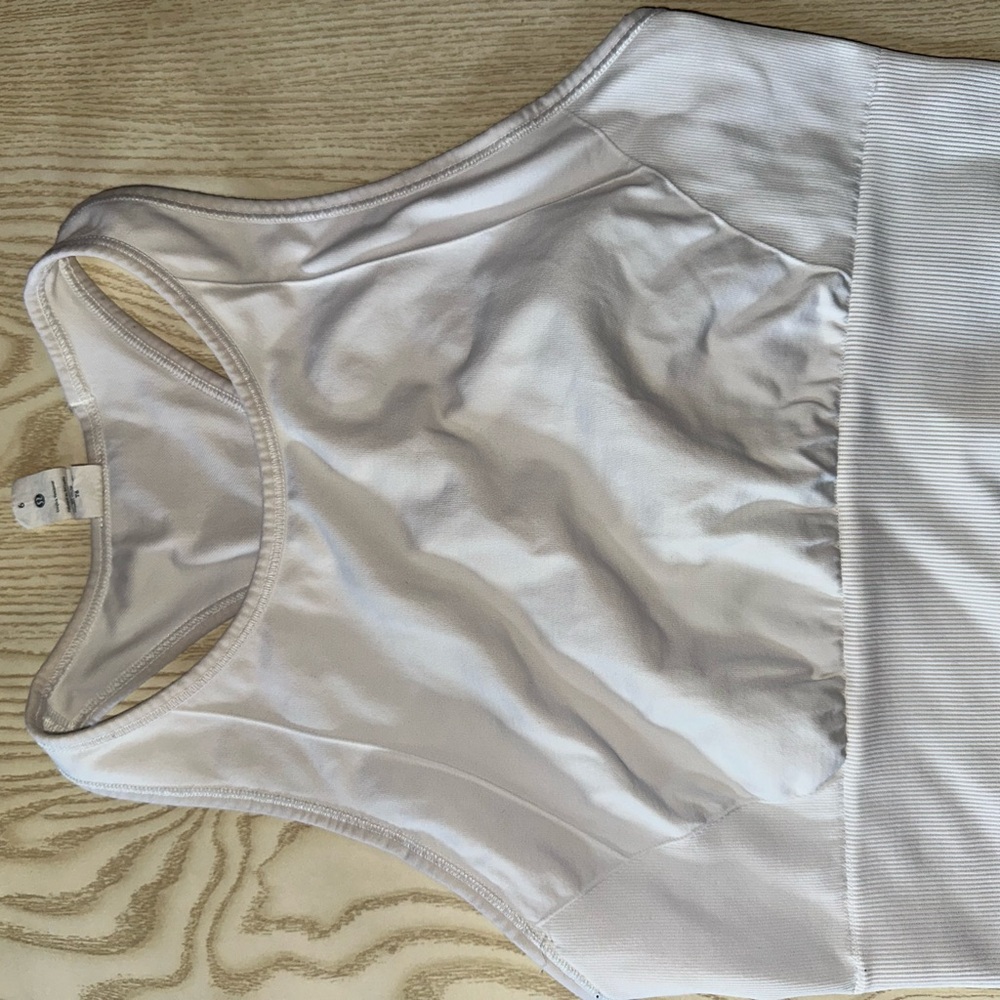 Lululemon Athletica White Sports Bra